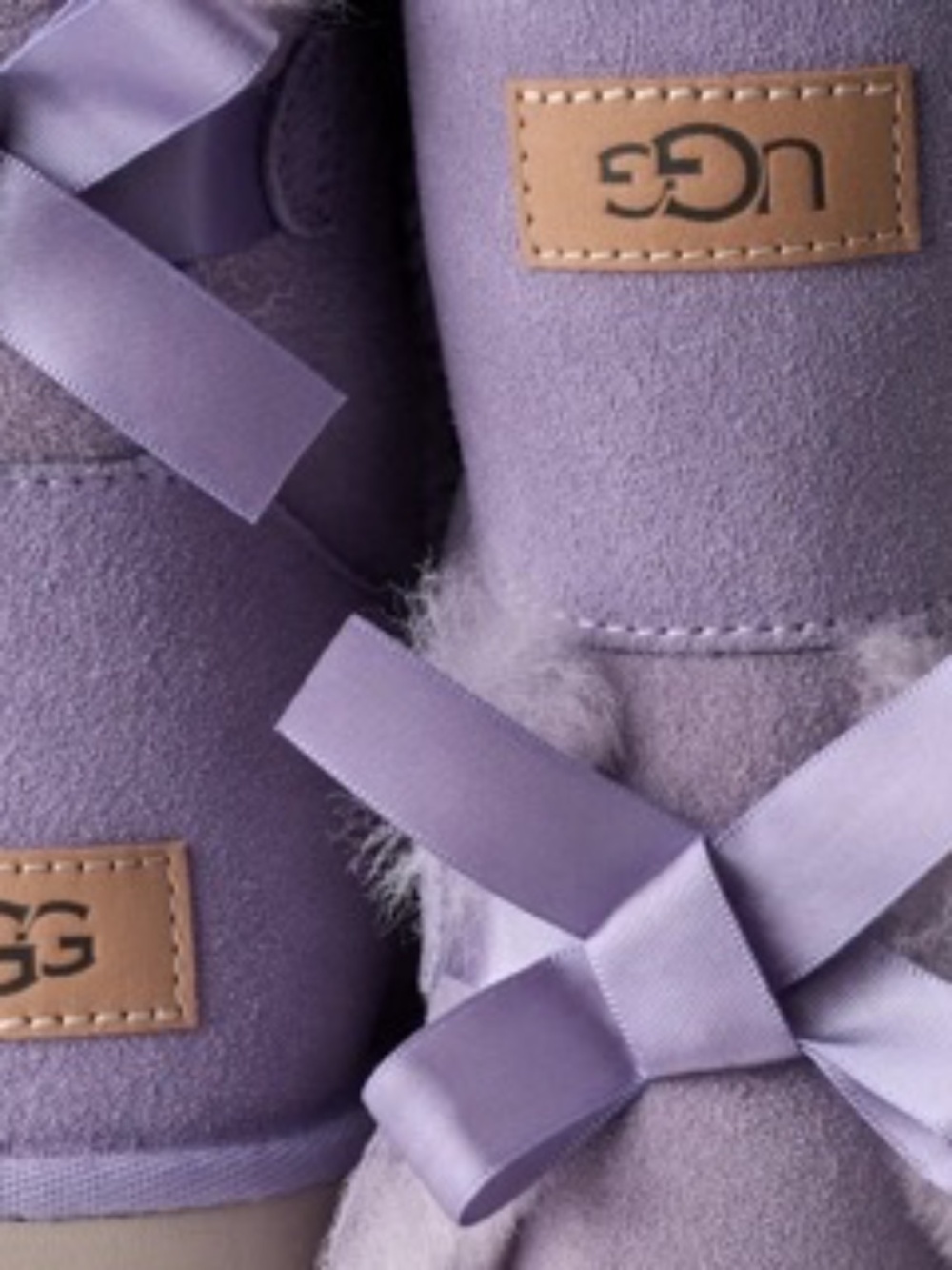UGG Women's Mini Bailey Bow II Boot, Warm Lilac, 10